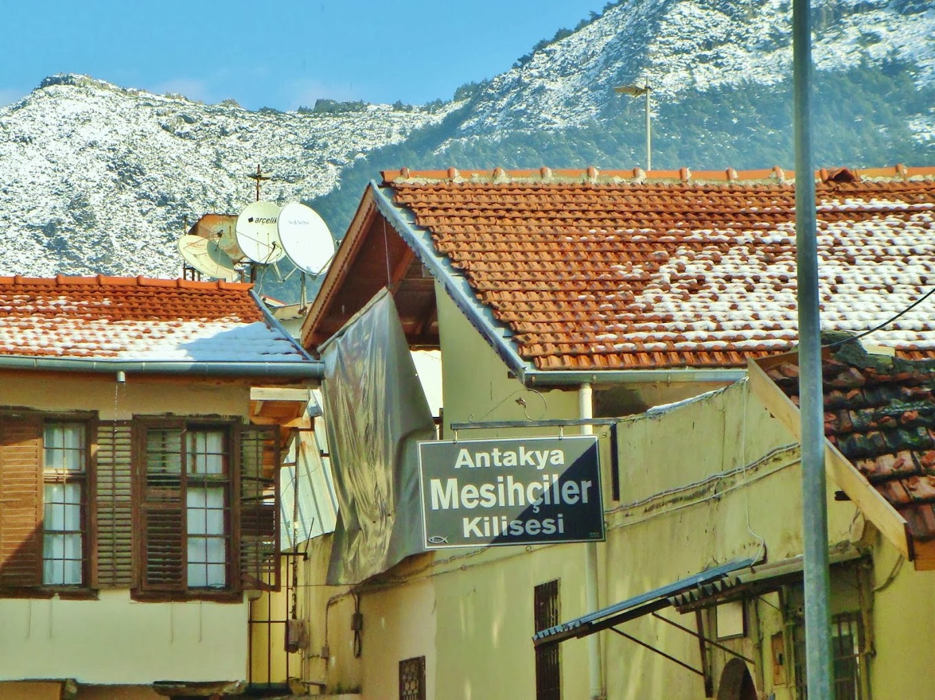 安塔基亞基督教會原來的樣貌。（圖／Google Map by Antakya Mesihçiler Kilisesi church）